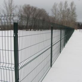 Монтаж сетчатого забора. Машгородок, Миасс